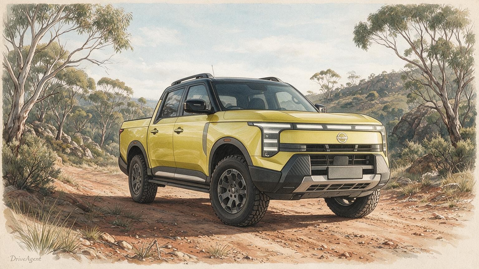 DriveAgent illustration of the Nissan Frontier Pro