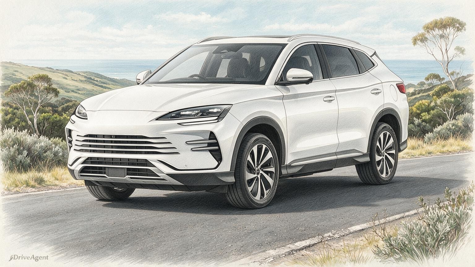 DriveAgent illustration of the BYD Sealion 6