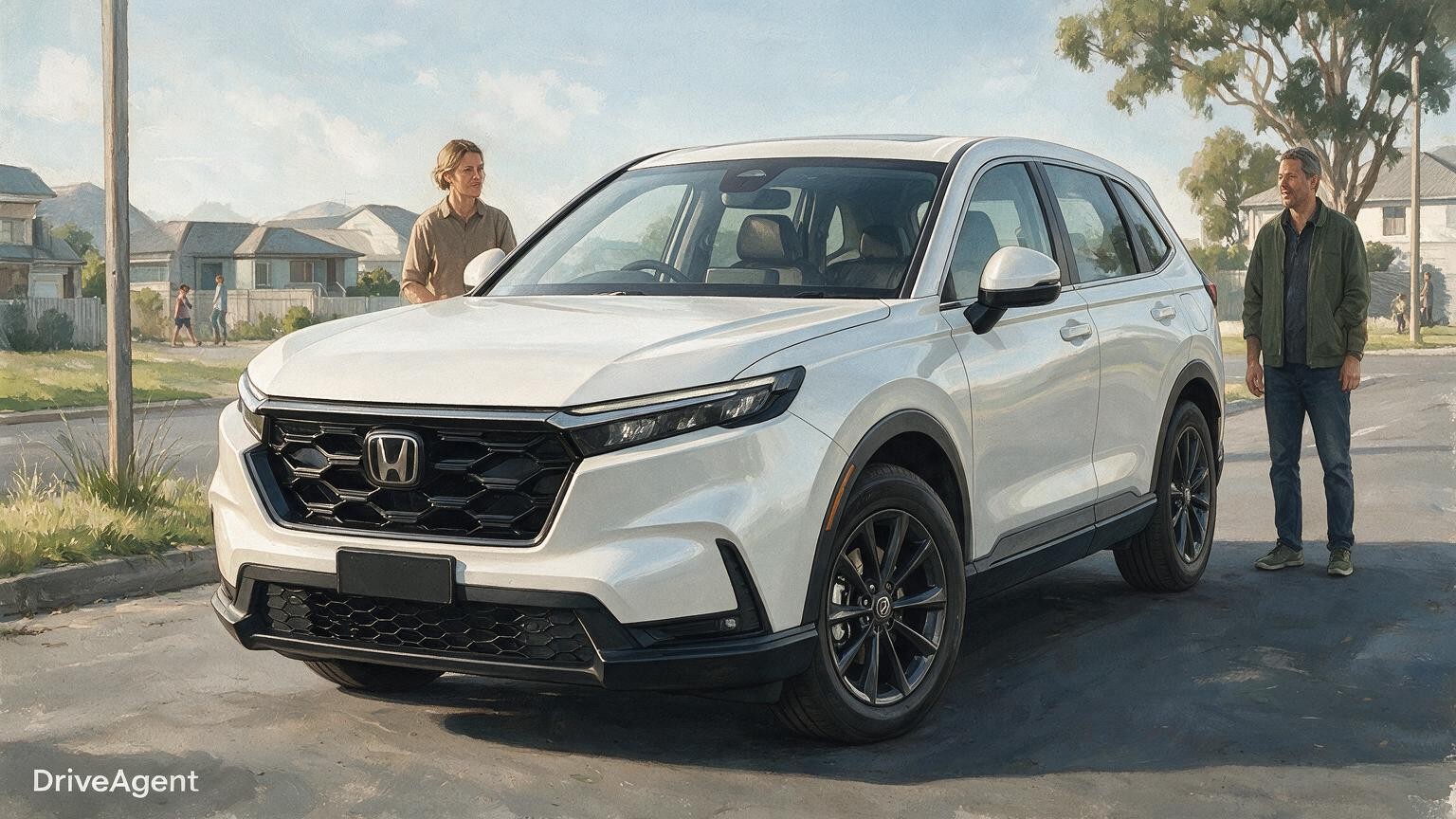 DriveAgent illustration of the Honda CR-V e:HEV X