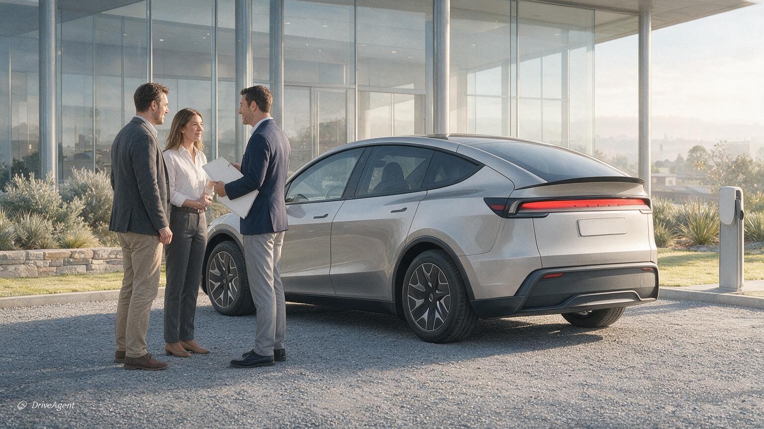 DriveAgent illustration of the Tesla Model Y L