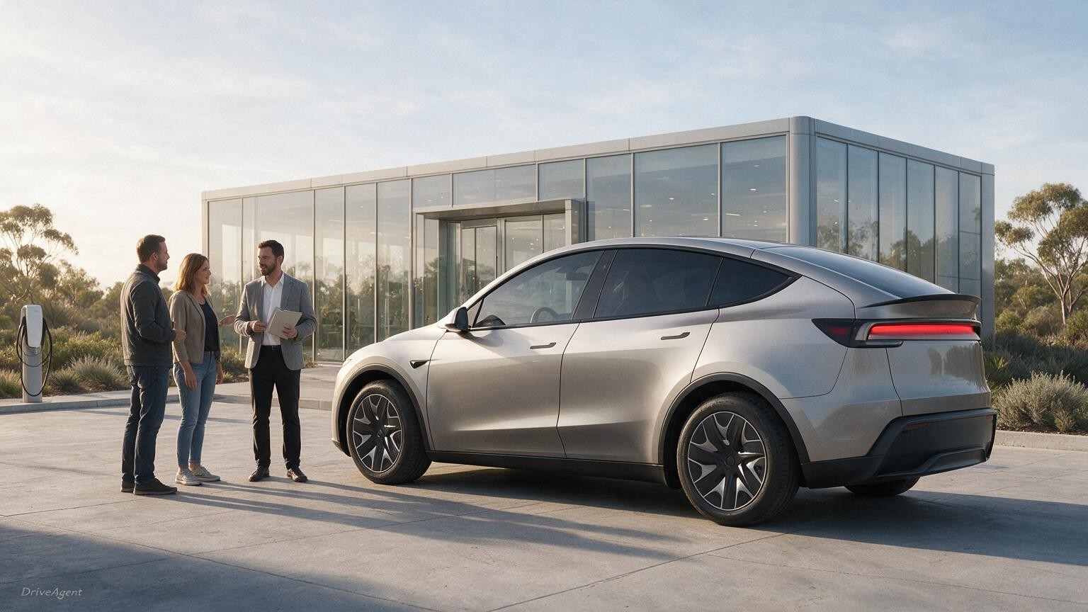 DriveAgent illustration of the Tesla Model Y L