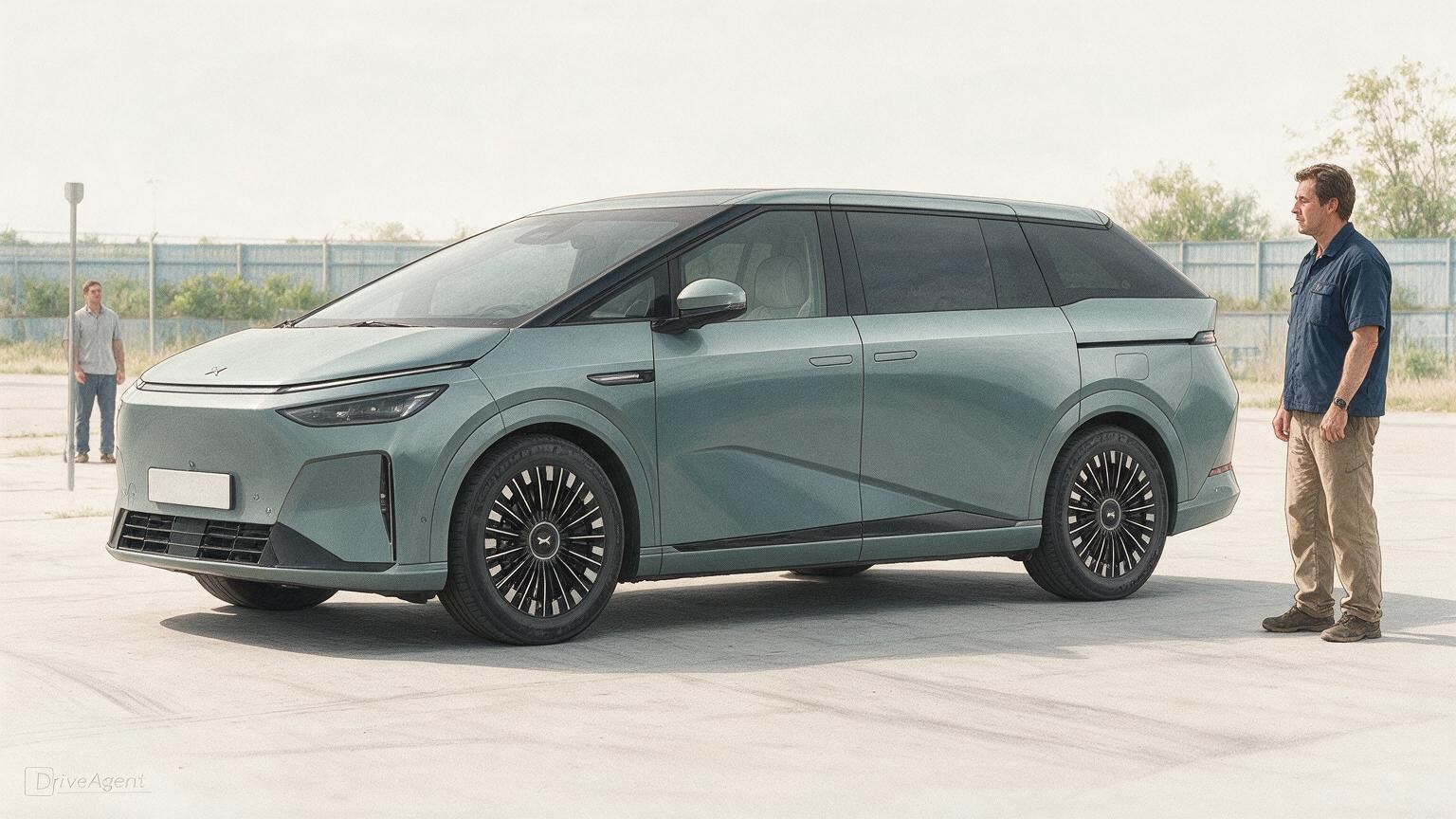 DriveAgent illustration of the XPENG X9