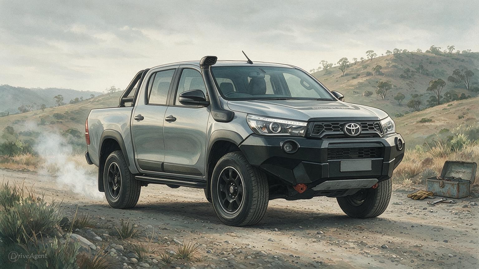 DriveAgent illustration of the Toyota HiLux