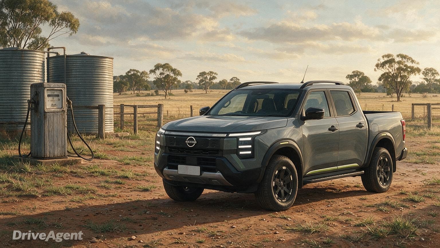 DriveAgent illustration of the Nissan Navara Pro PHEV