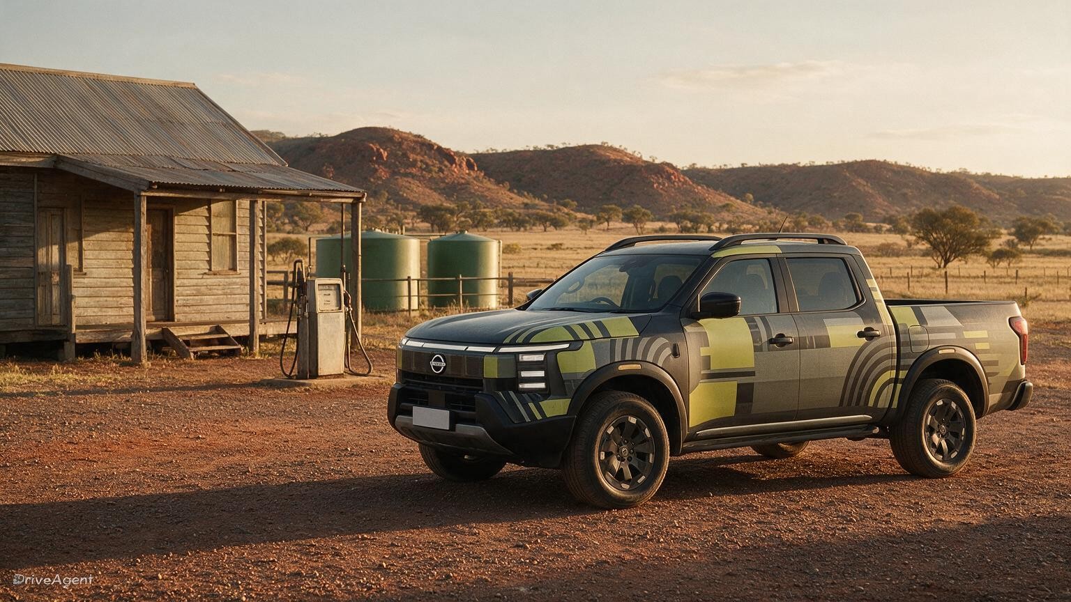 DriveAgent illustration of the Nissan Navara Pro PHEV
