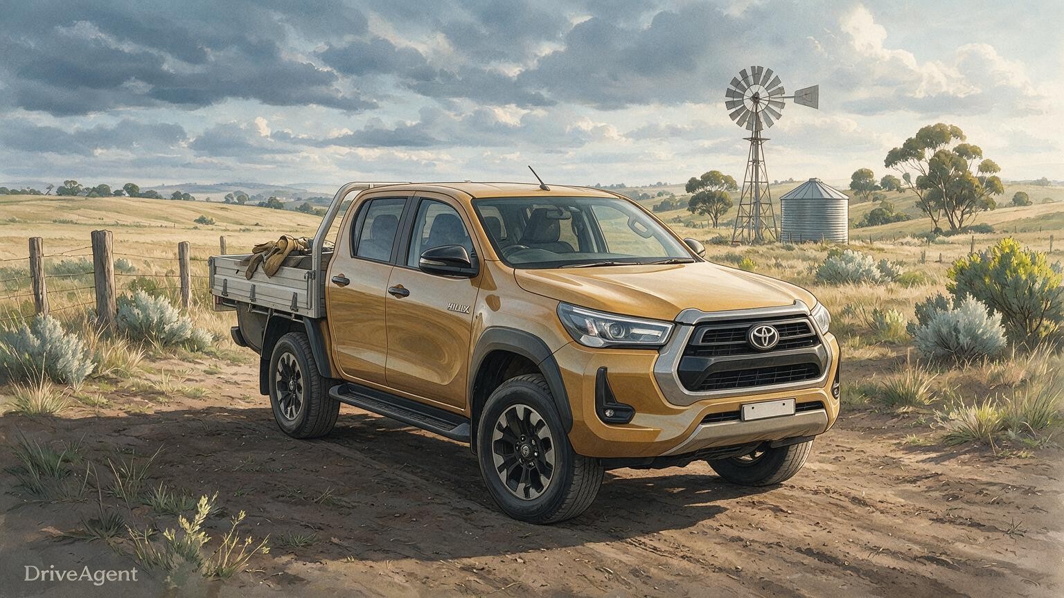 DriveAgent illustration of the Toyota HiLux