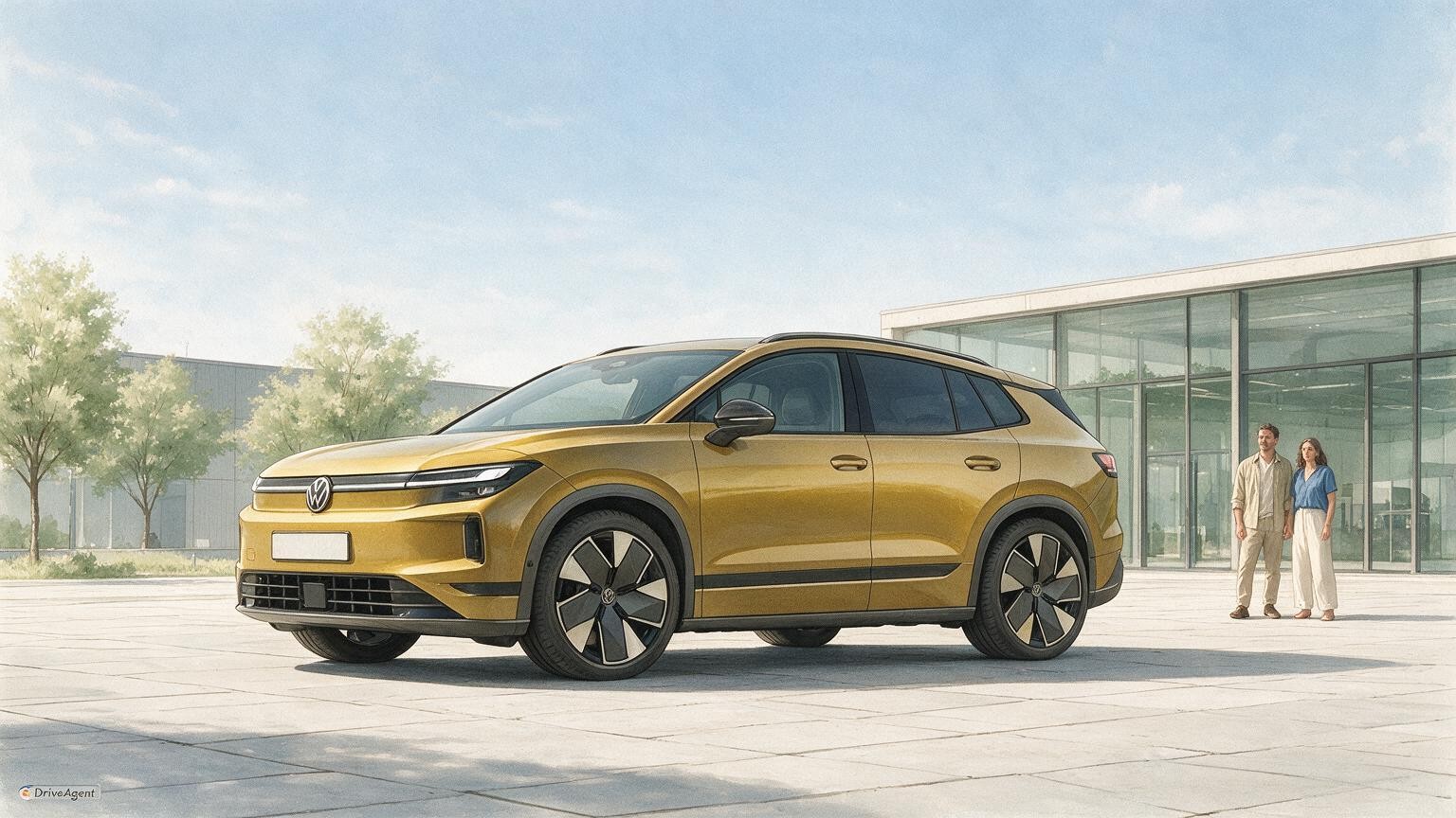 DriveAgent illustration of the Volkswagen ID. Tiguan
