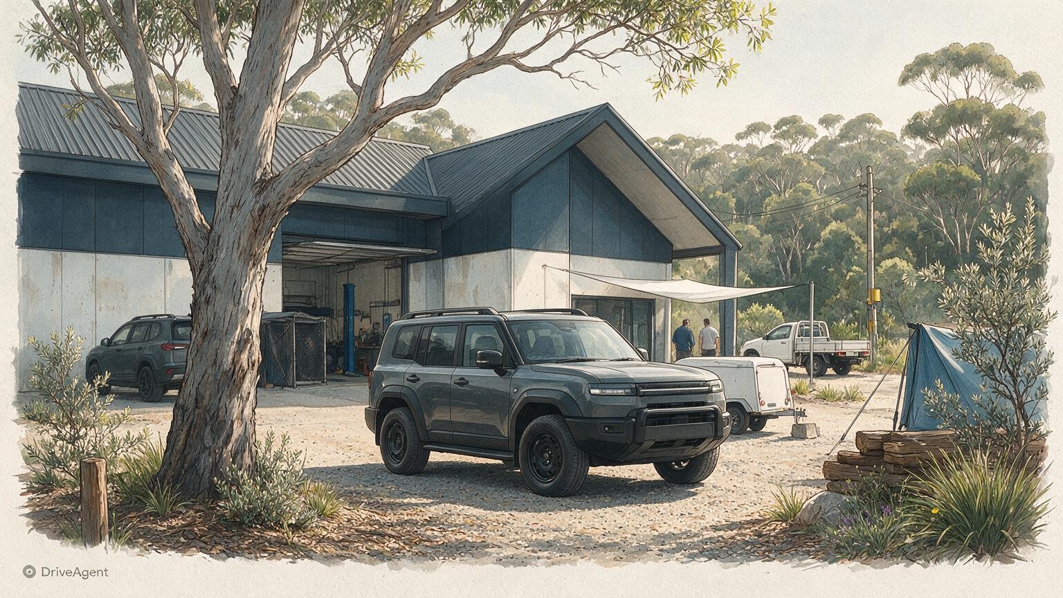 Concept illustration for: Ford Bronco Basecamp confirmed for Australia, with 2027 timing