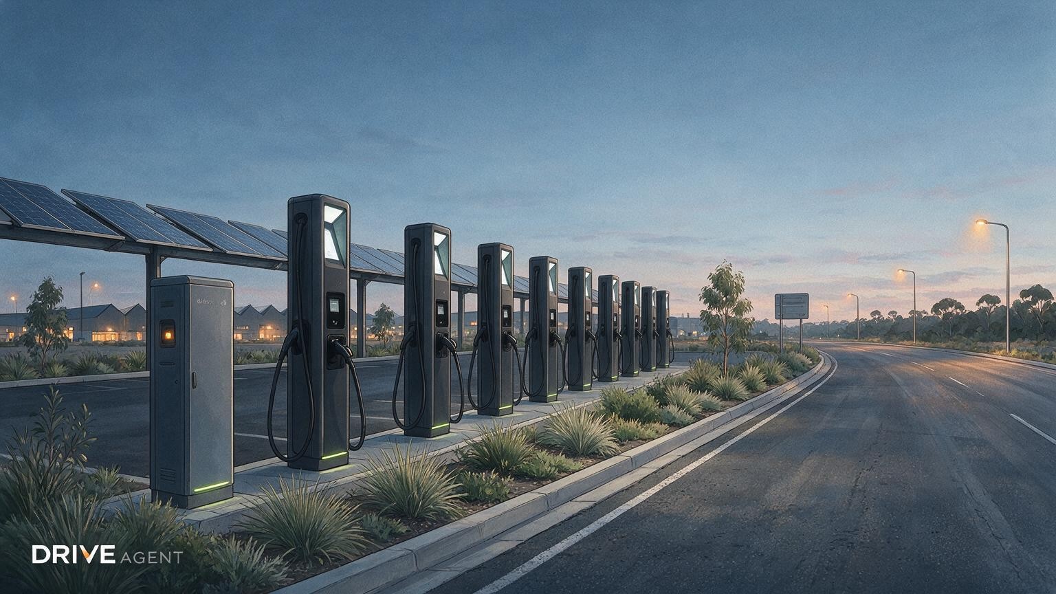 Concept illustration for: Electric Vehicle Council to lead $1.43 million National EV Charging Roadmap due mid-2027