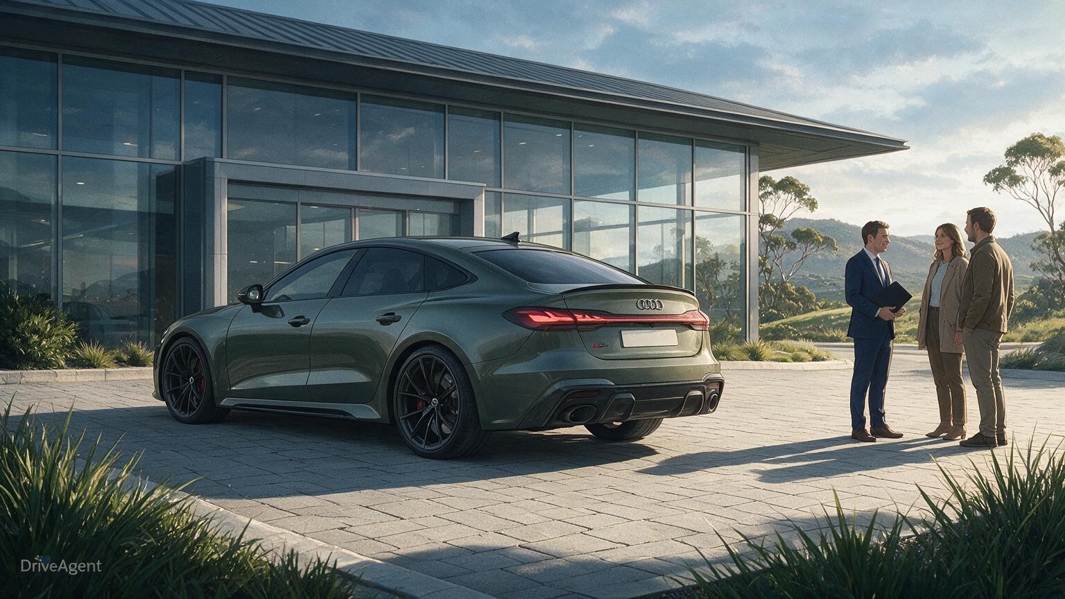 DriveAgent illustration of the Audi RS 5