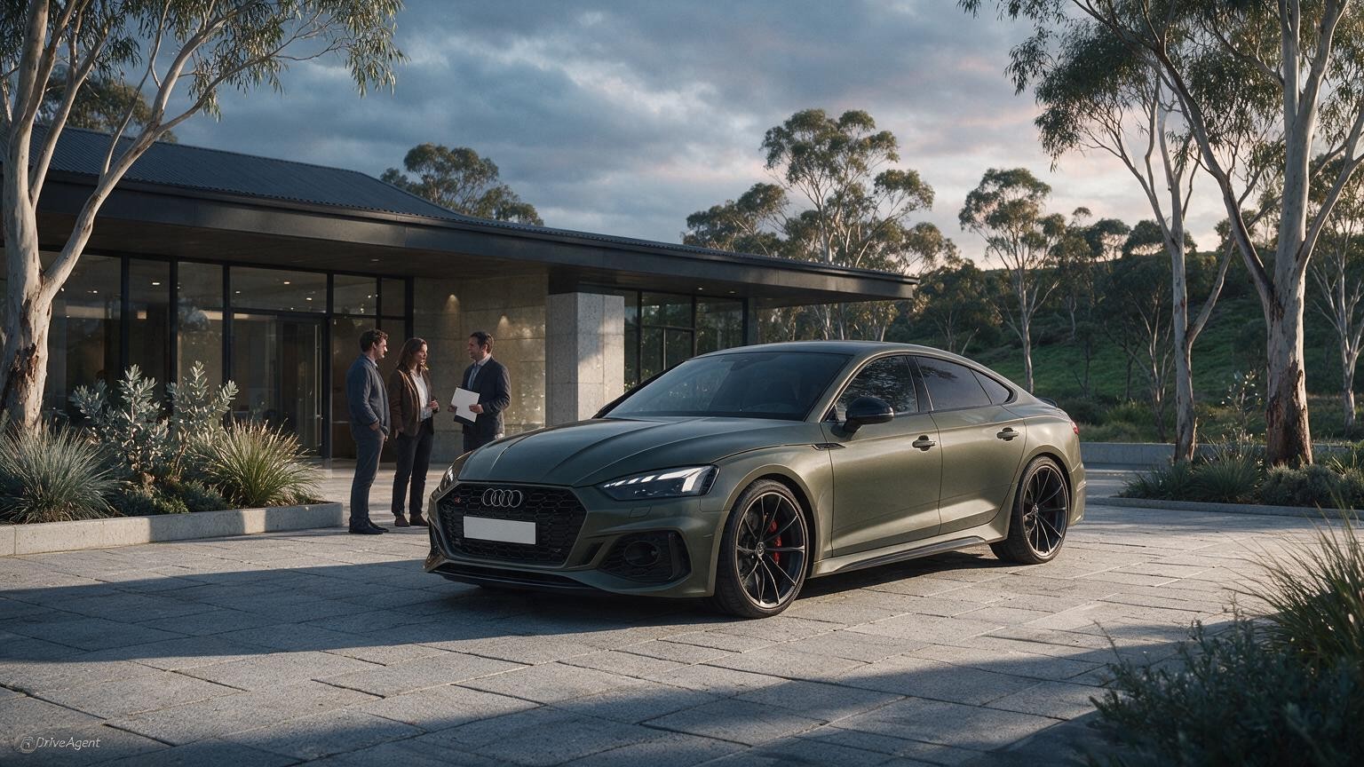 DriveAgent illustration of the Audi RS 5