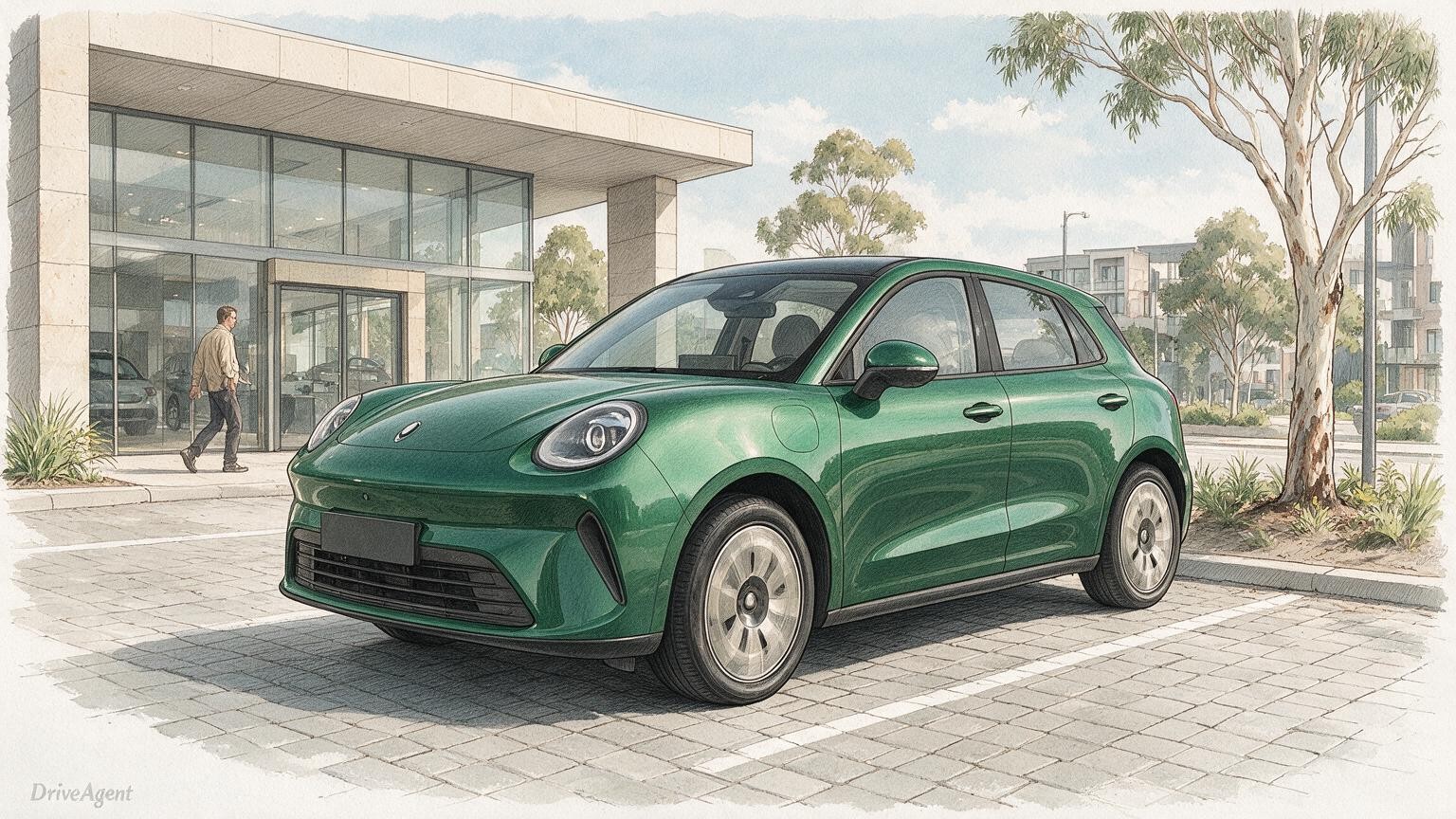 DriveAgent illustration of the GWM Ora 5