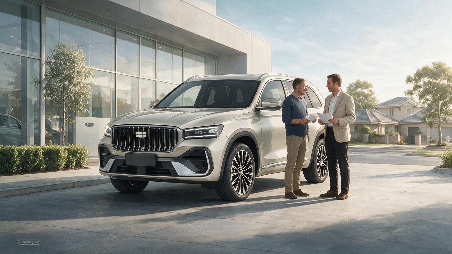 DriveAgent illustration of the Geely Monjaro EM-i