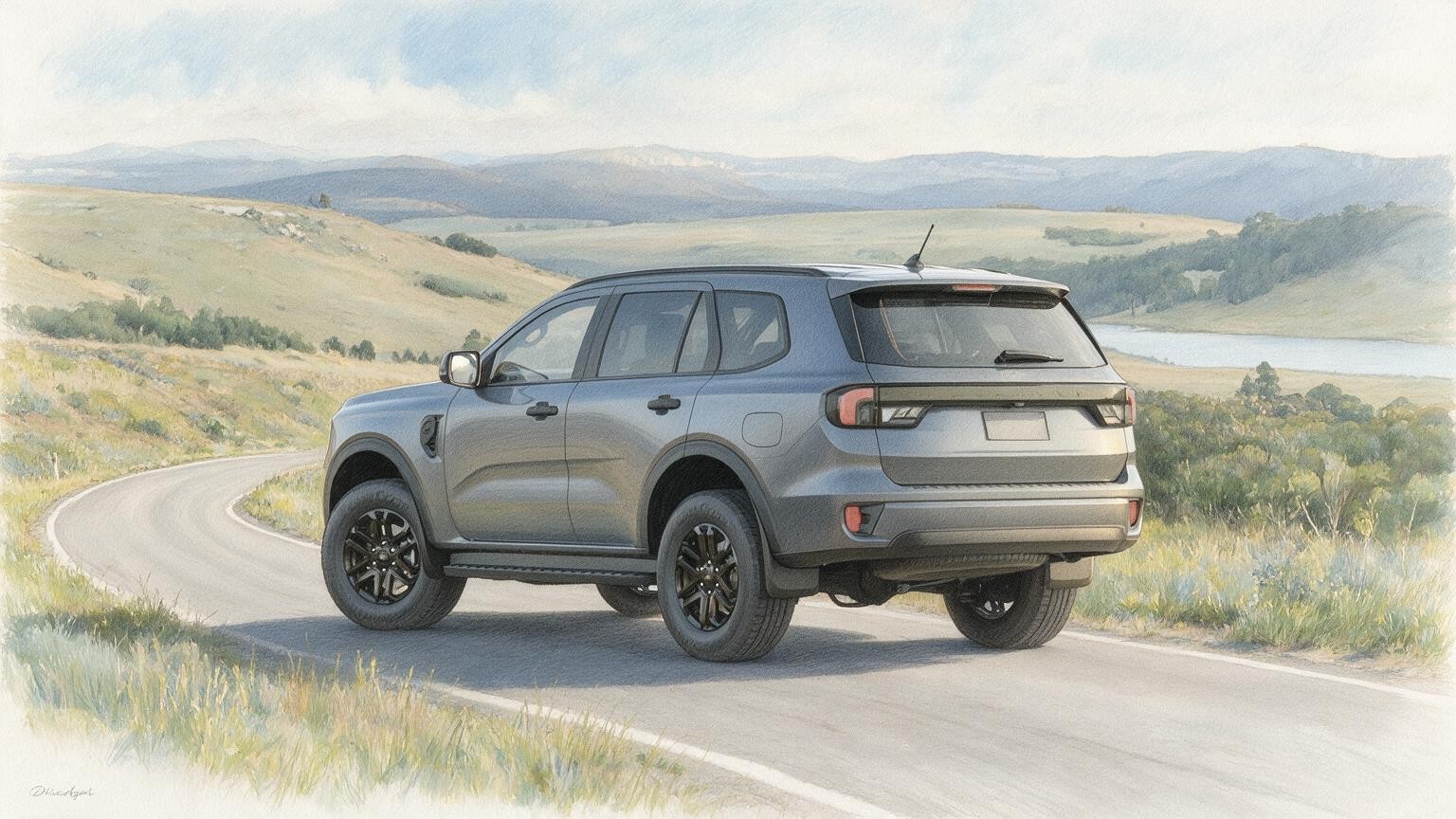 DriveAgent illustration of the Ford Everest Active