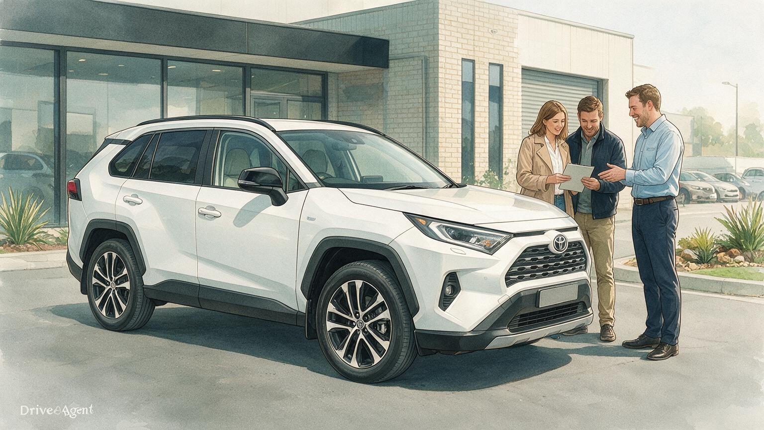 DriveAgent illustration of the Toyota RAV4
