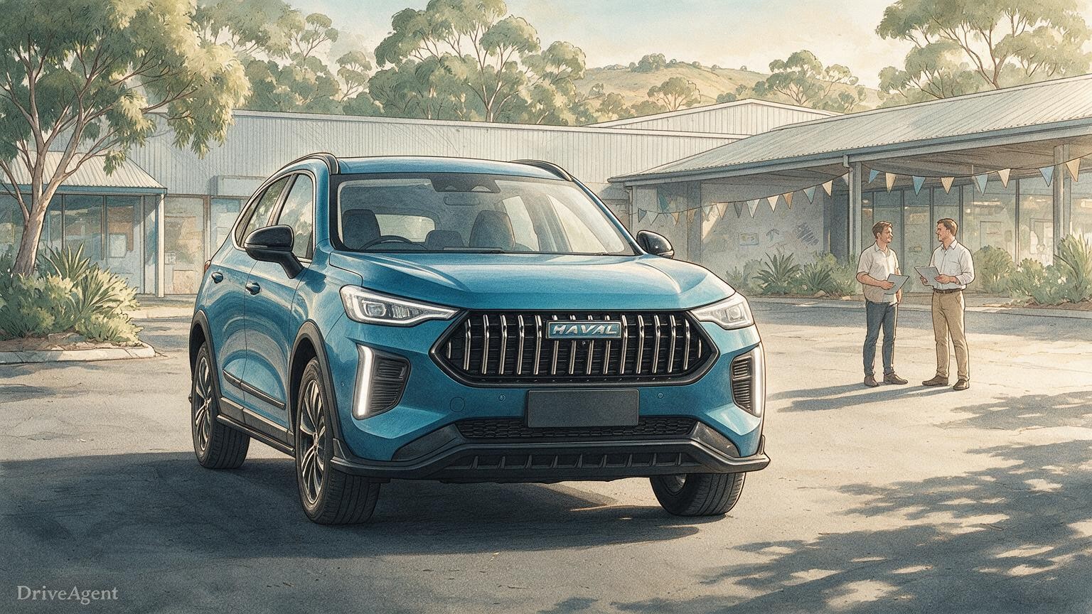 DriveAgent illustration of the GWM Haval Jolion