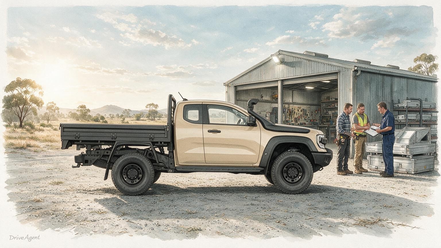 DriveAgent illustration of the Ford Ranger Super Duty